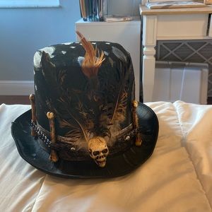 Day of the dead Halloween costume hat/cosplay hat.